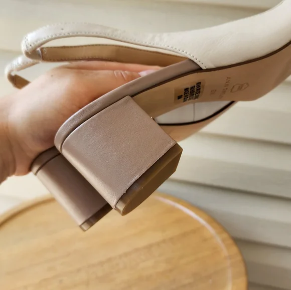 Ann Taylor cap toe block heel dress pumps - Picture 11 of 12